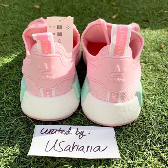 Adidas nmd R1 pink shoes - Picture 2 of 4